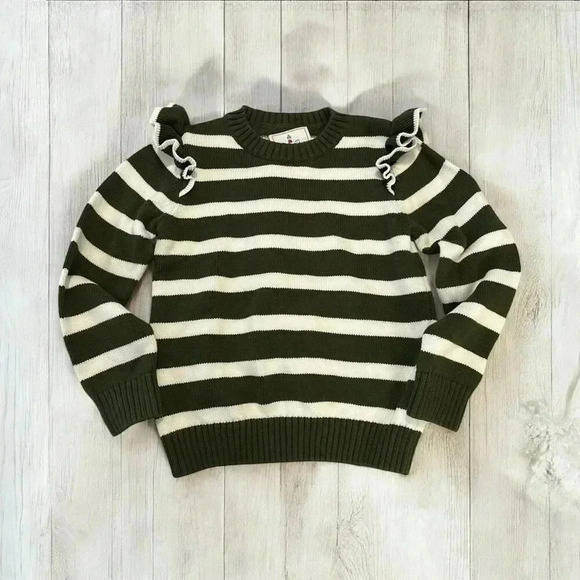 CLASSIC PREP Caroline Anderson Striped Girls Sweater Size 8 - Picture 1 of 3